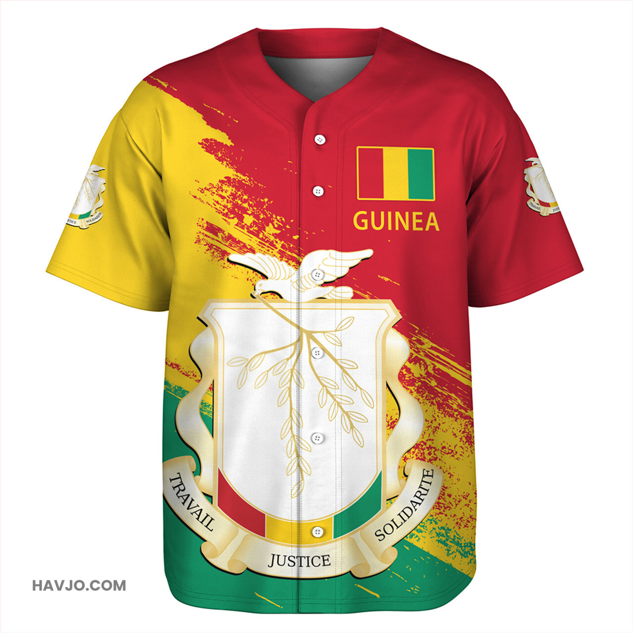 Guinea SpeciaL Style Baseball Jersey