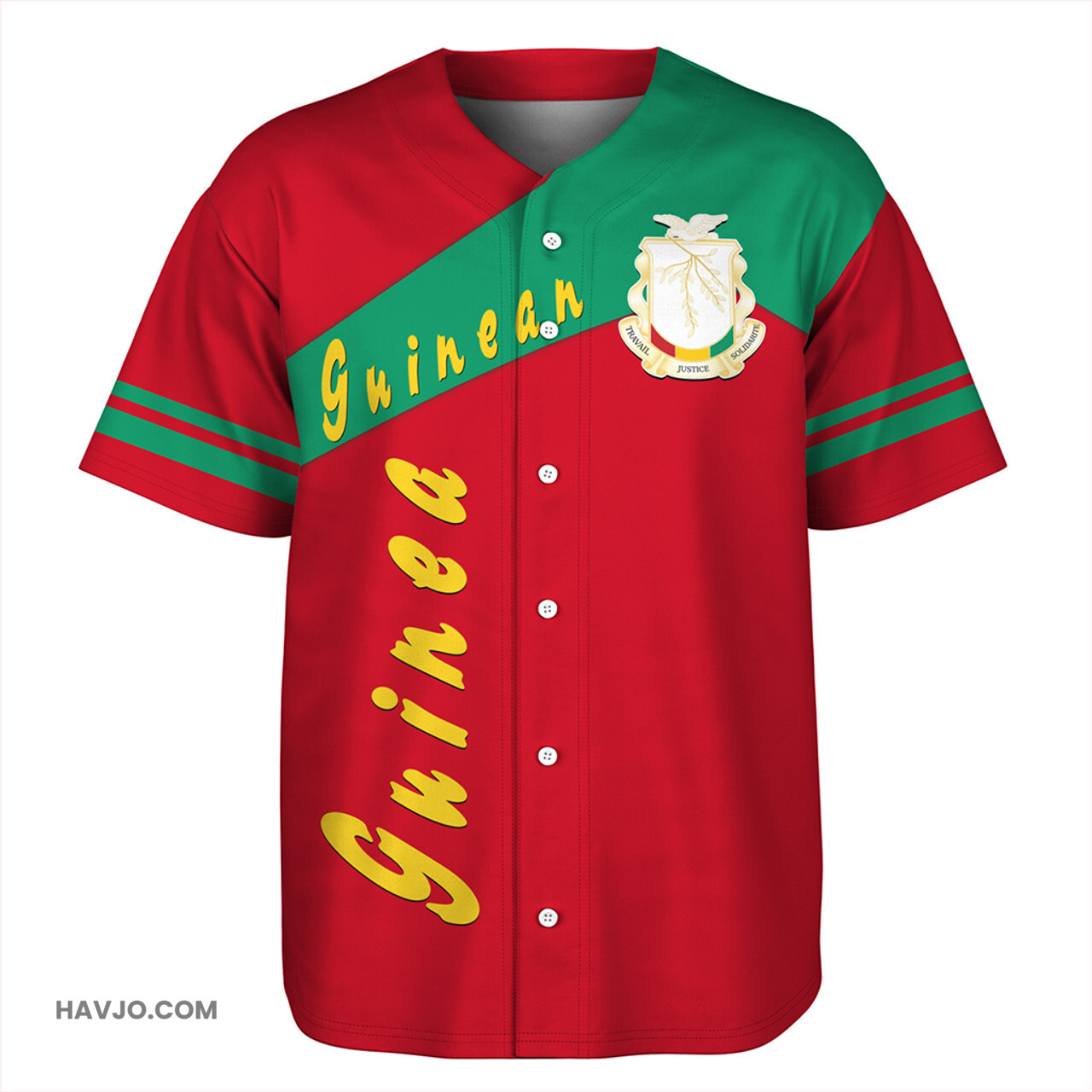 Guinea Sport Style Baseball Jersey