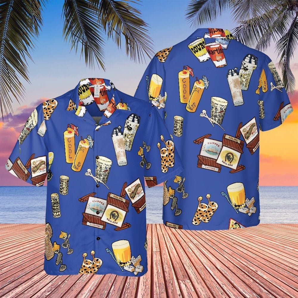 Guitars Cigar Cocktails Hawaiian Shirt Ash William Ash Vs Evil Dead Aloha Shirt Fan Merch