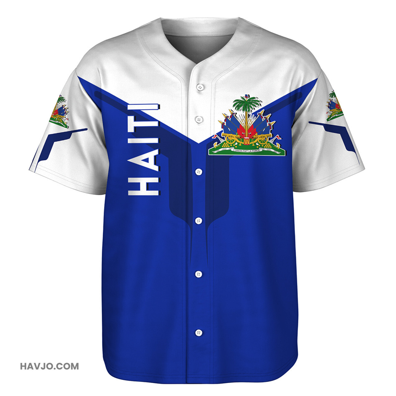 Haiti Arrow Style Baseball Jersey