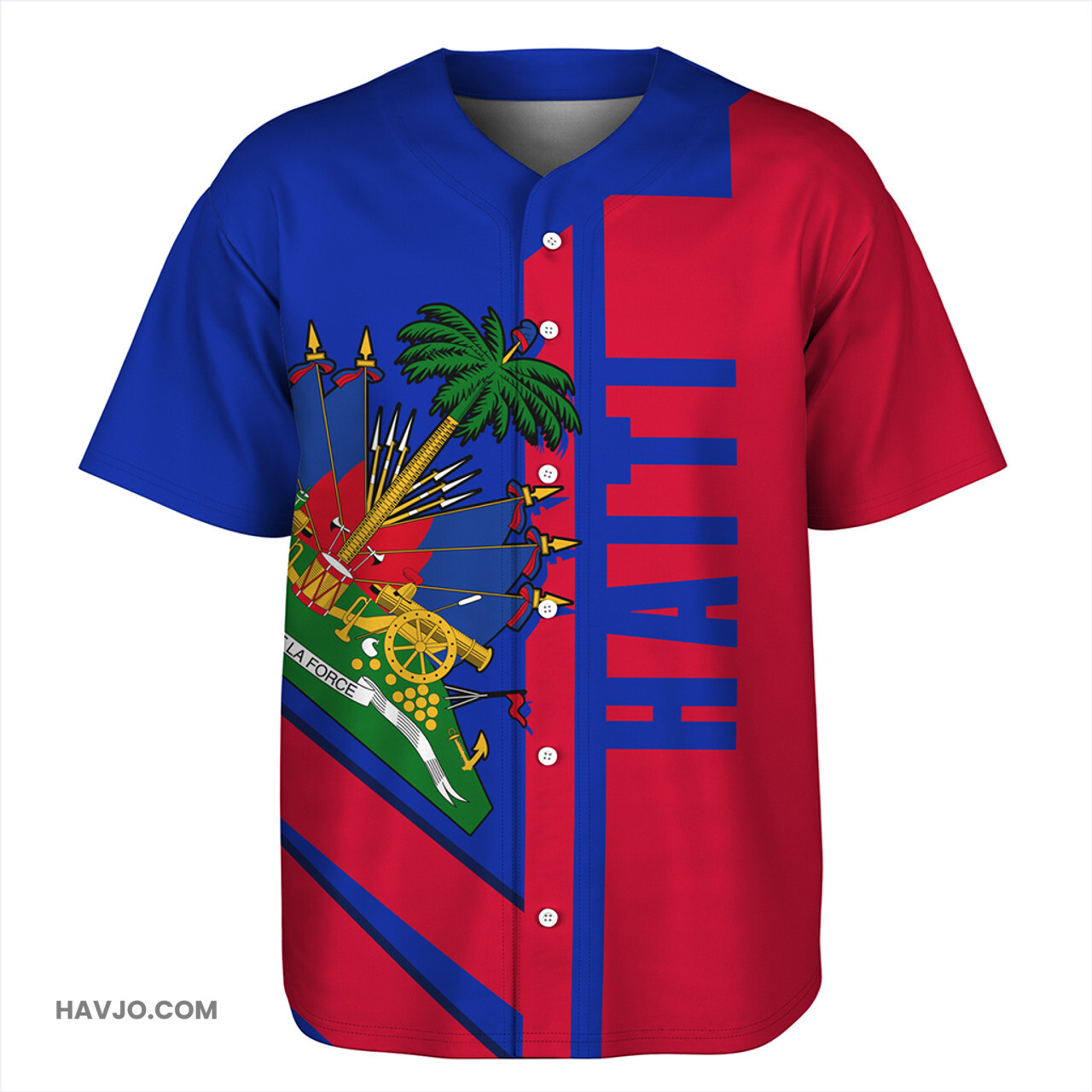 Haiti Casual Style Baseball Jersey