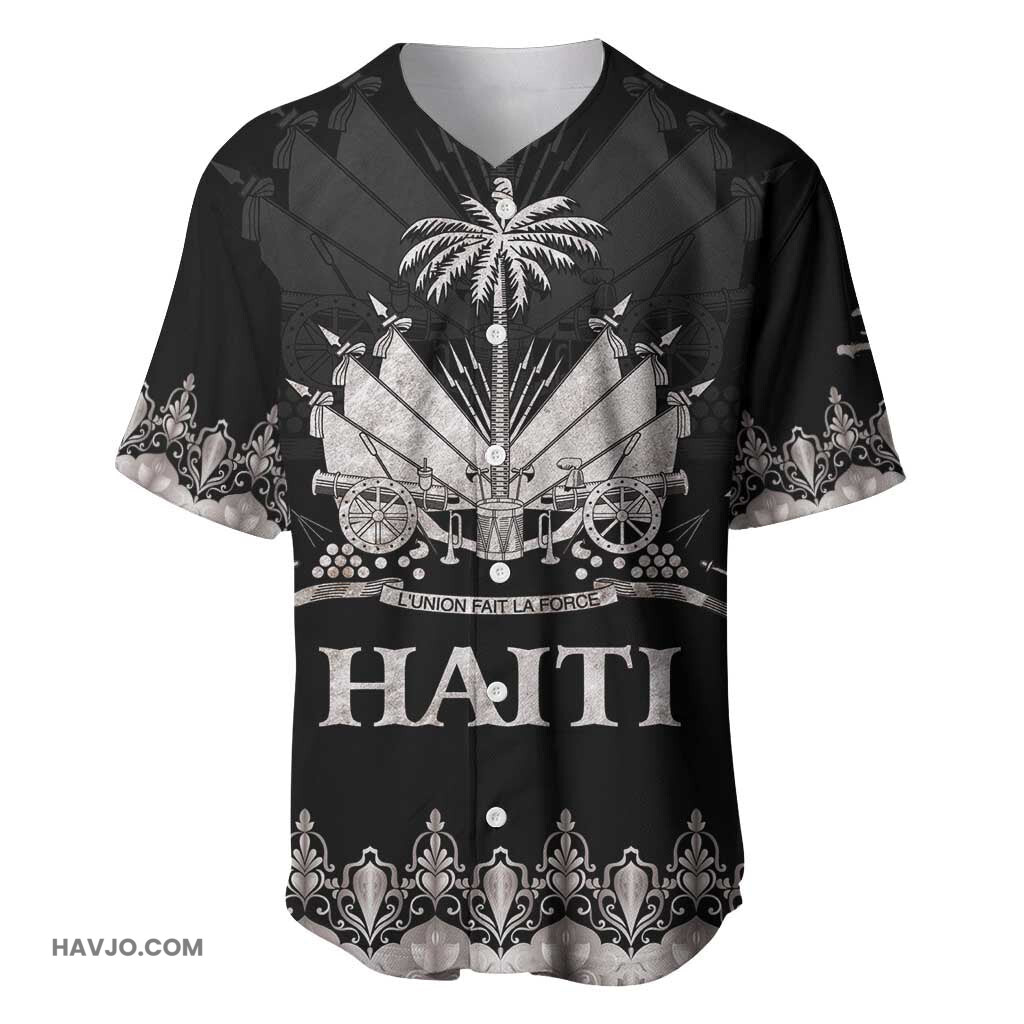 Haiti Neg Marron Hope is Nothing Without Action Silver Baseball Jersey