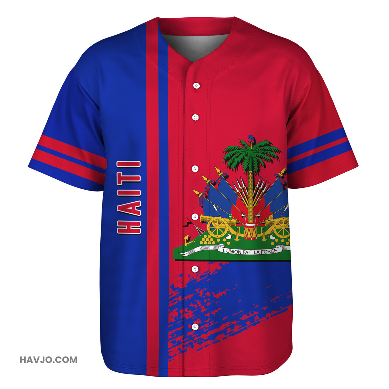 Haiti Quater Style Baseball Jersey