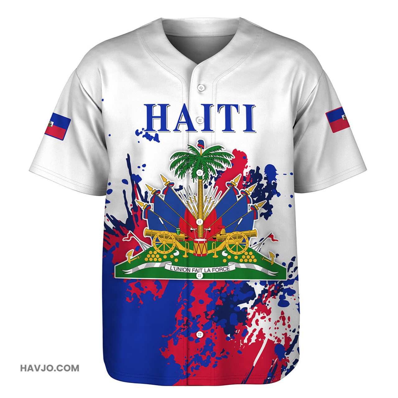 Haiti Spanit Style Baseball Jersey