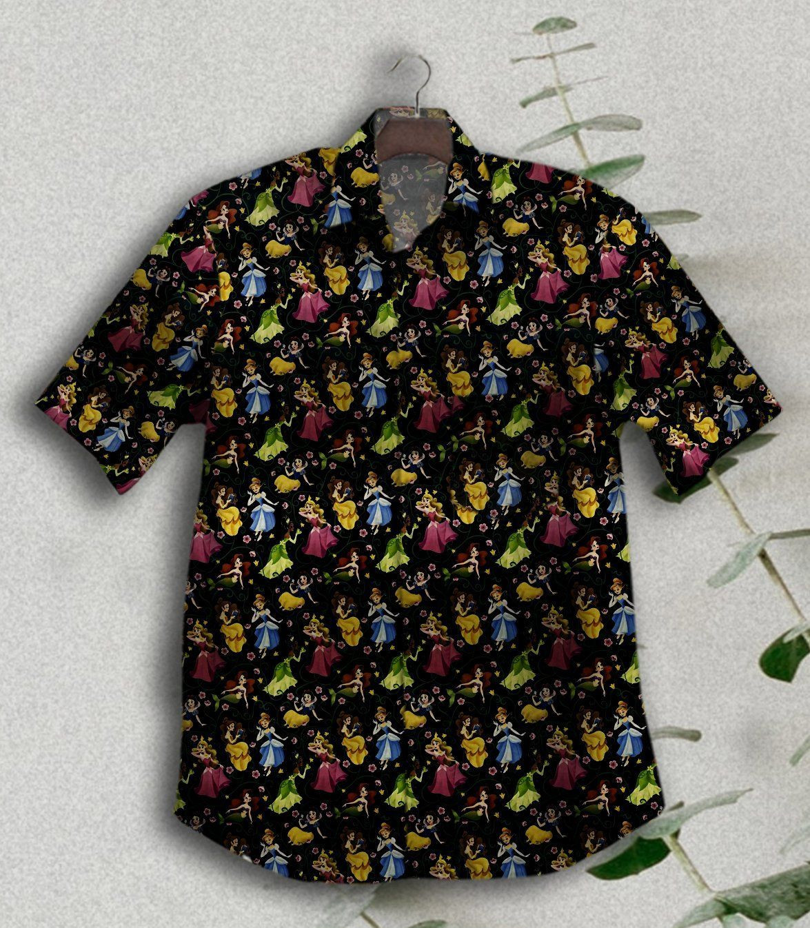 Hawaii Shirt Cinderella Gthsm Vintage Hawaiian Shirt Tropical Aloha Button Up
