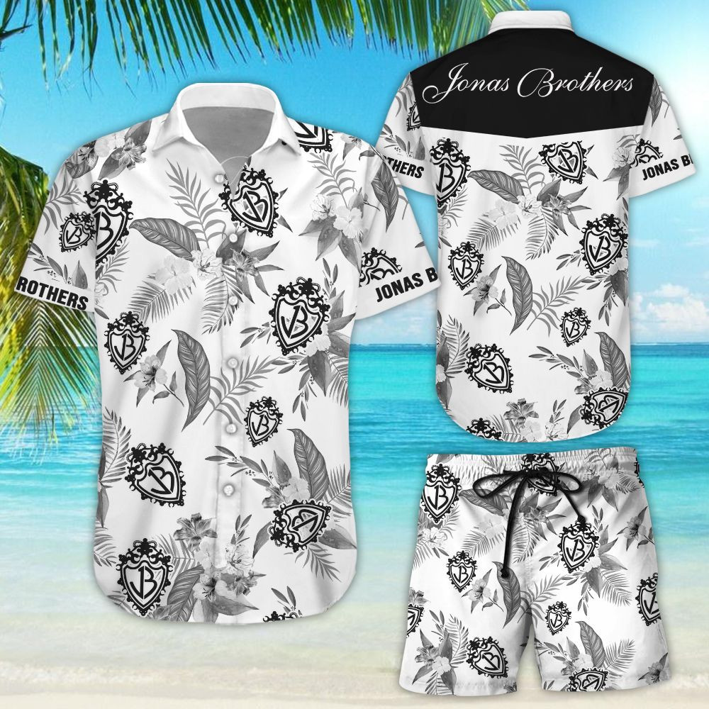 Hawaii Shirt Jonas Brothers Hawaiian Shirt Tropical Aloha Button Up