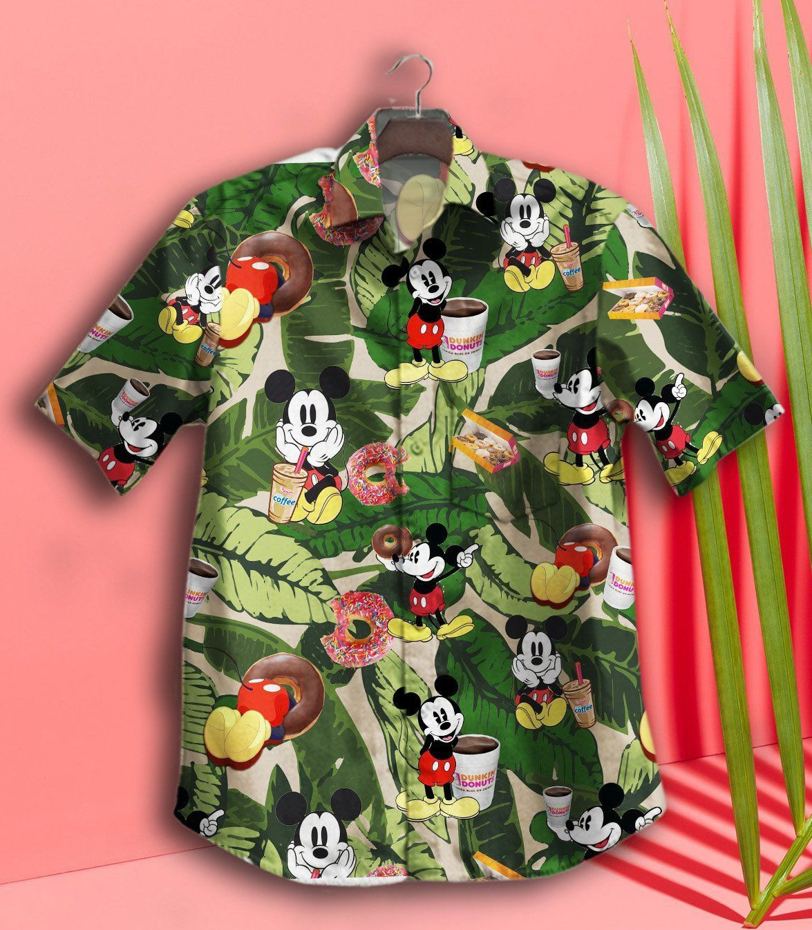 Hawaii Shirt Mickey Hsm Vintage Hawaiian Shirt Tropical Aloha Button Up