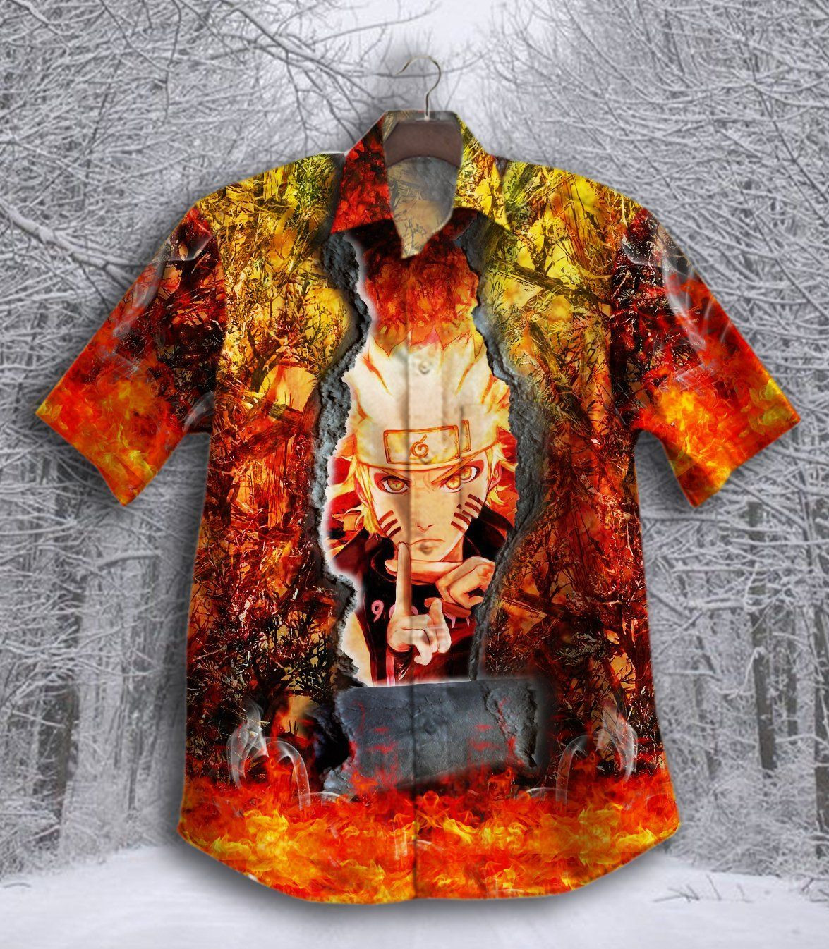 Hawaii Shirt Naruto Nmn Gt Hawaiian Shirt Tropical Aloha Button Up