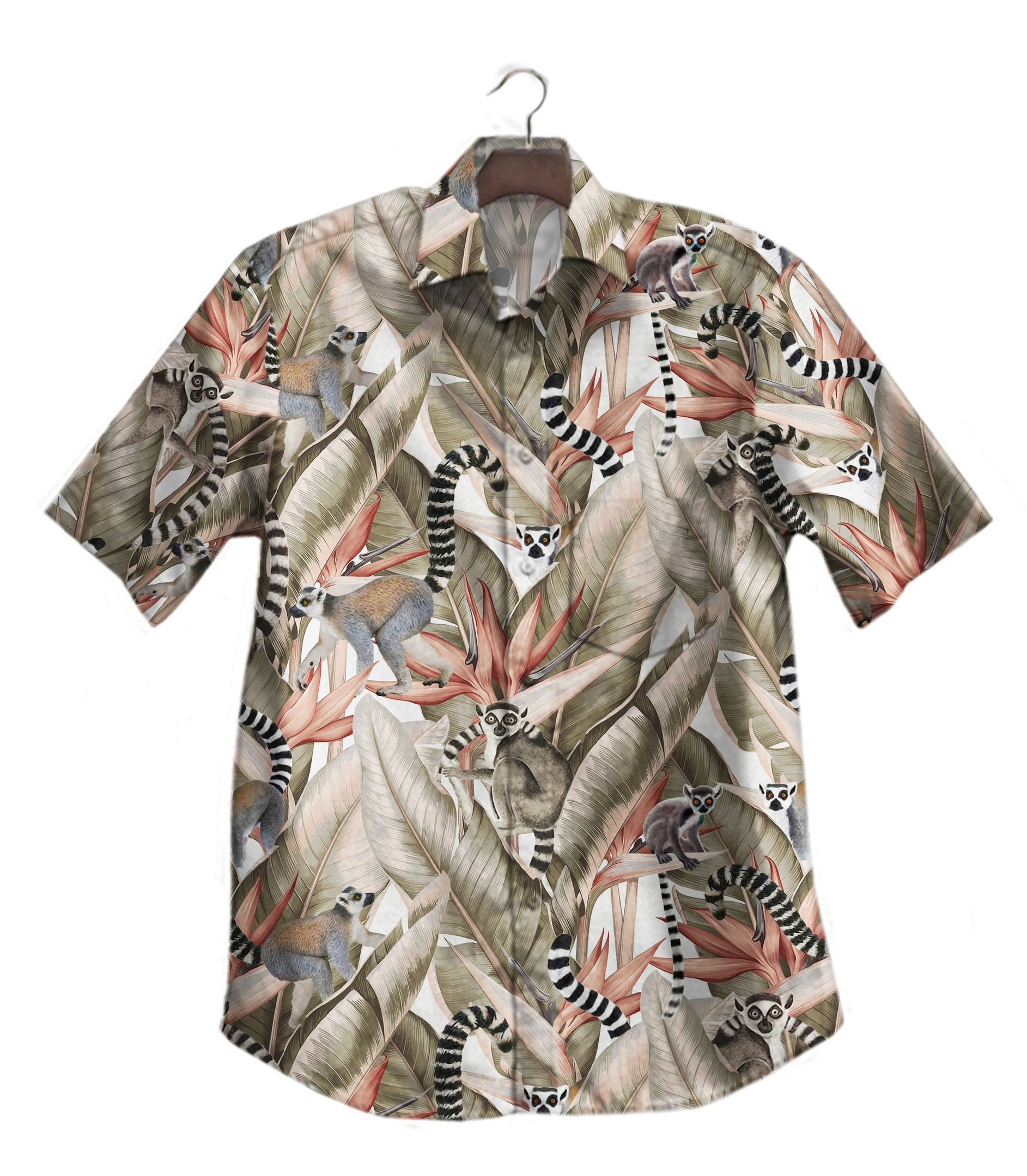 Hawaii Shirt Safari Madagascar Ad Hawaiian Shirt Tropical Aloha Button Up