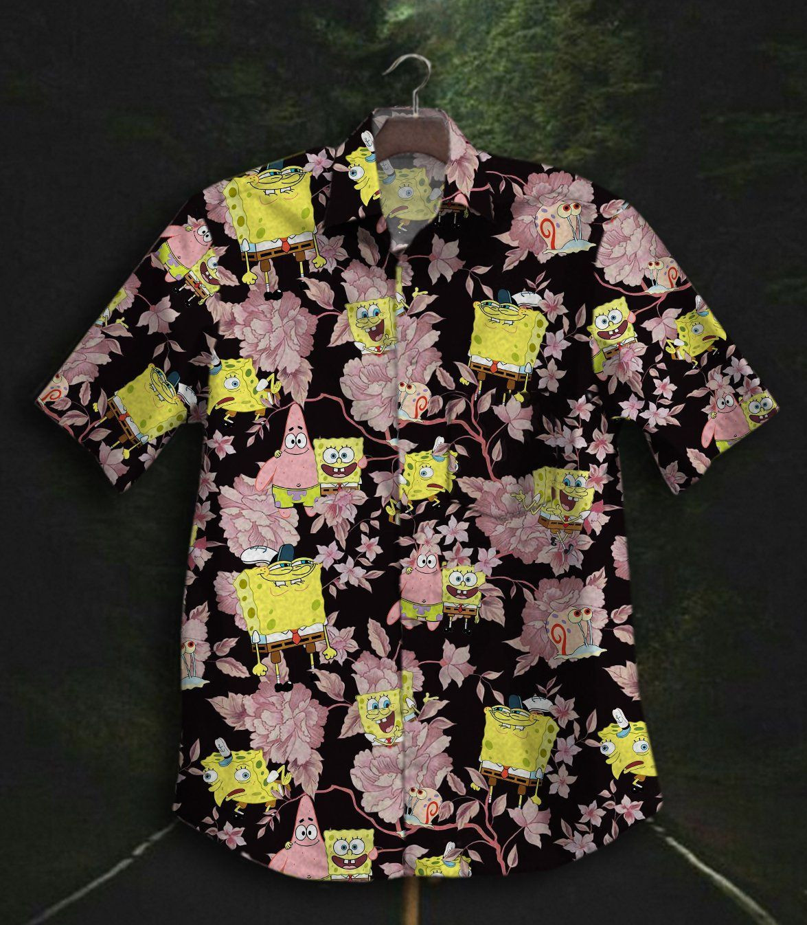 Hawaii Shirt Spongebob Gt Vintage Hawaiian Shirt Tropical Aloha Button Up