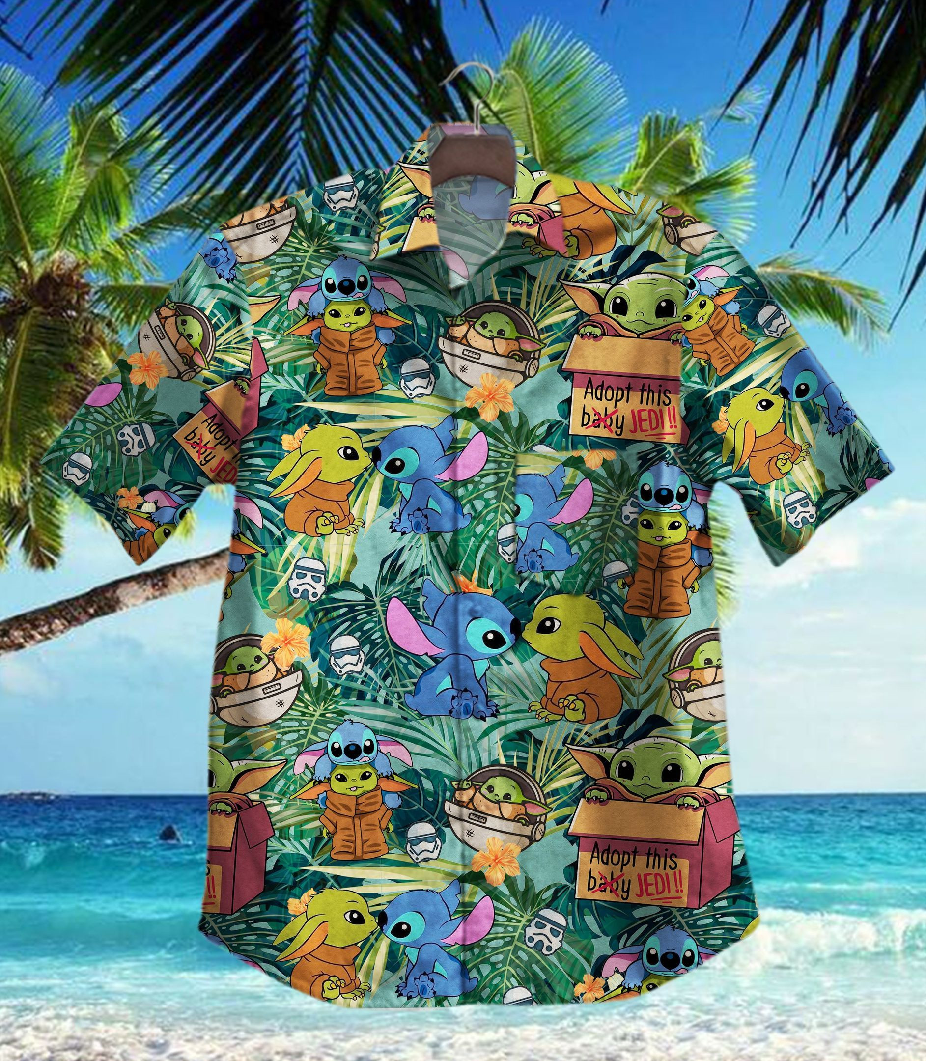 Hawaii Shirt Stitch Ad Hawaiian Shirt Tropical Aloha Button Up