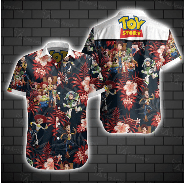 Hawaii Shirt Toy Story Hawaiian Shirt Tropical Aloha Button Up