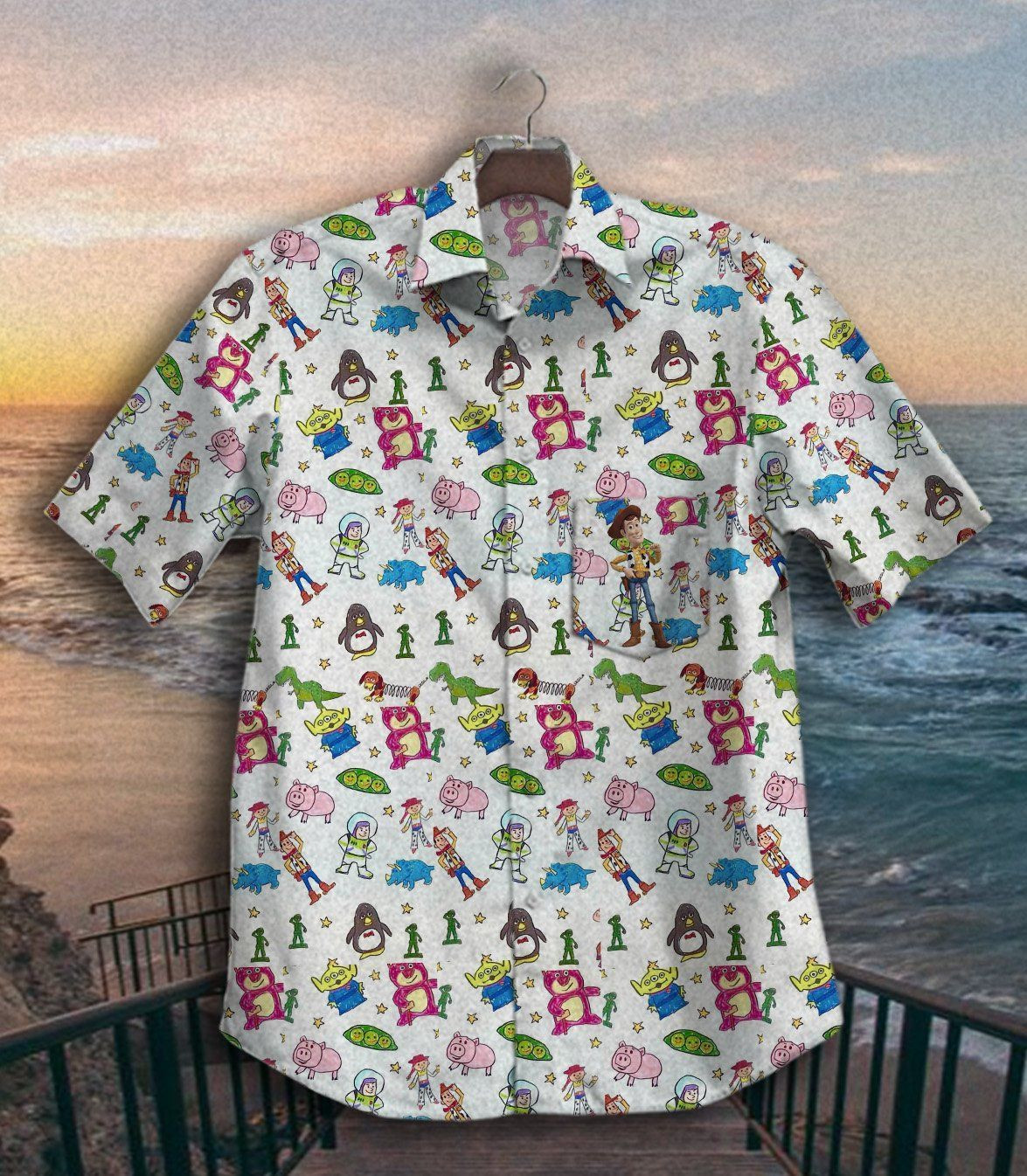 Hawaii Shirt Woody Gt Vintage Hawaiian Shirt Tropical Aloha Button Up