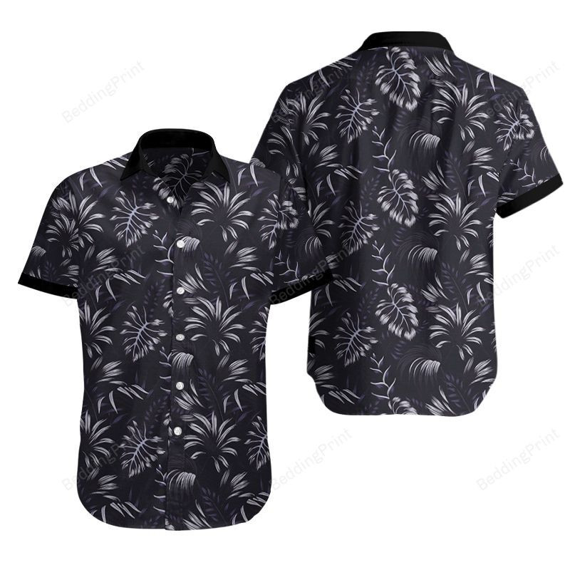 Hawaiian Oversize Casual Hawaiian Shirt Tropical Aloha Button Up