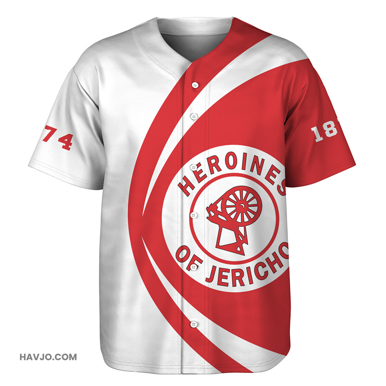 Heroines of Jericho Circle Style Baseball Jersey