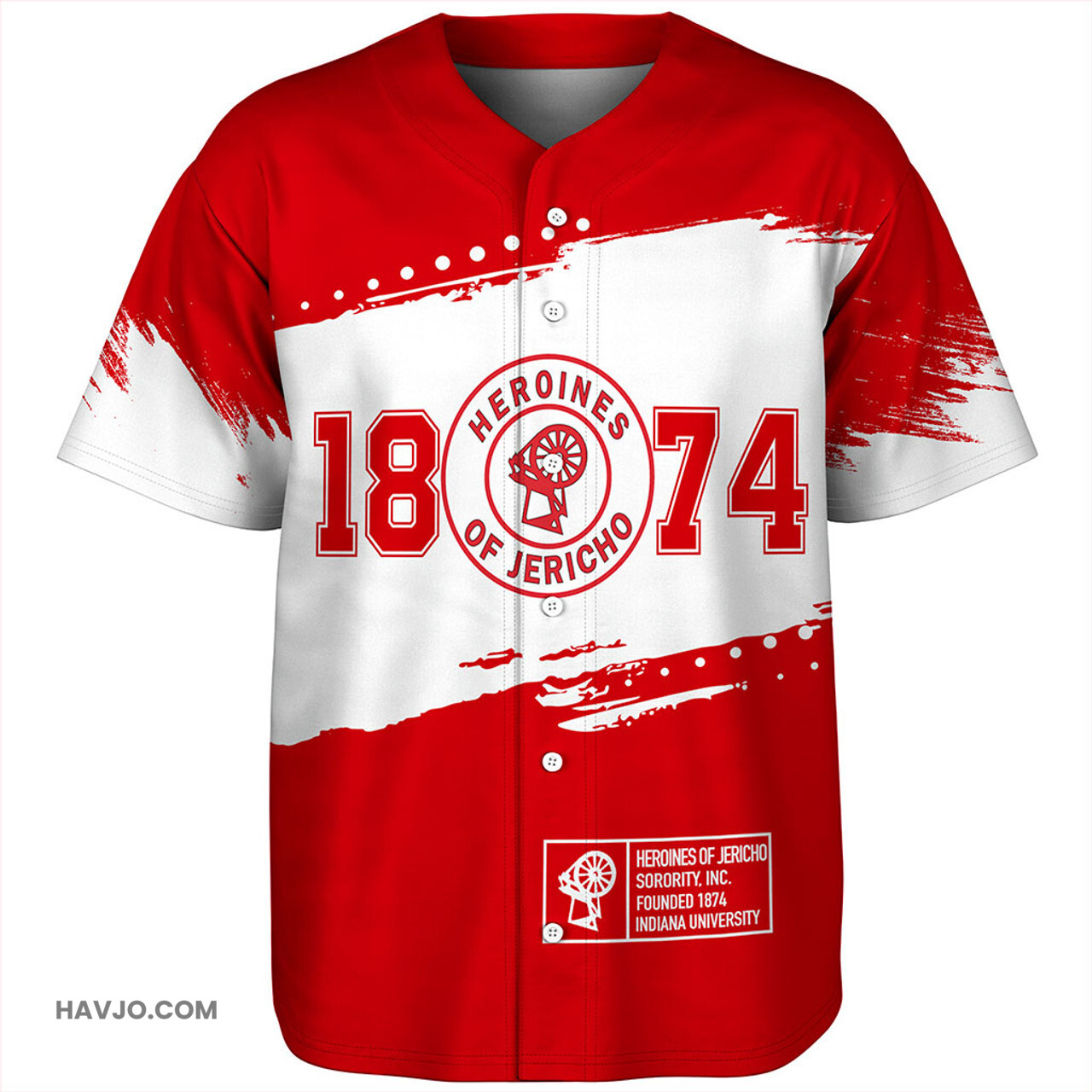 Heroines of Jericho Indiana University Baseball Jersey