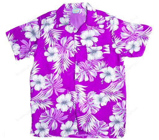 Hibiscus Hawaiian Flowers Hawaiian Shirt Tropical Aloha Button Up