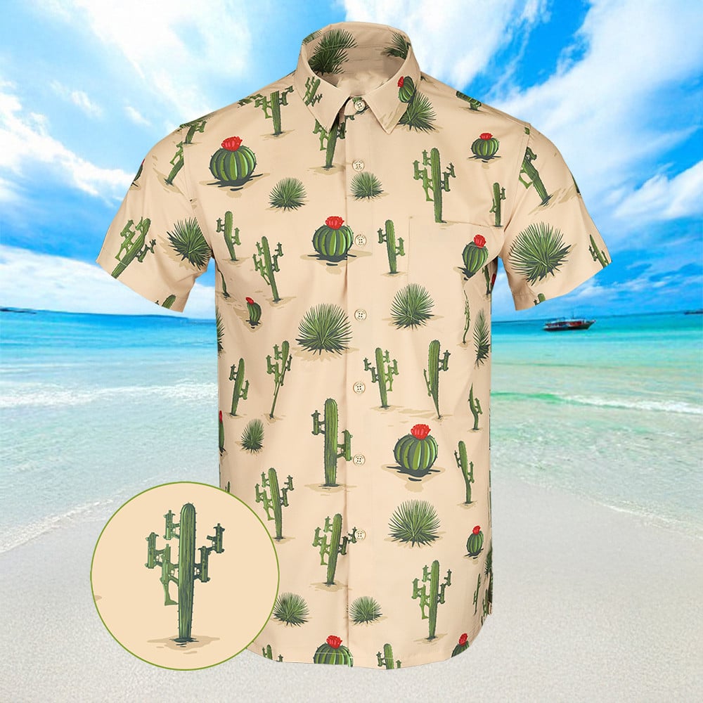 Homeland Tan Hawaiian Shirt Button Up Shirts For Summer Gifts For Men