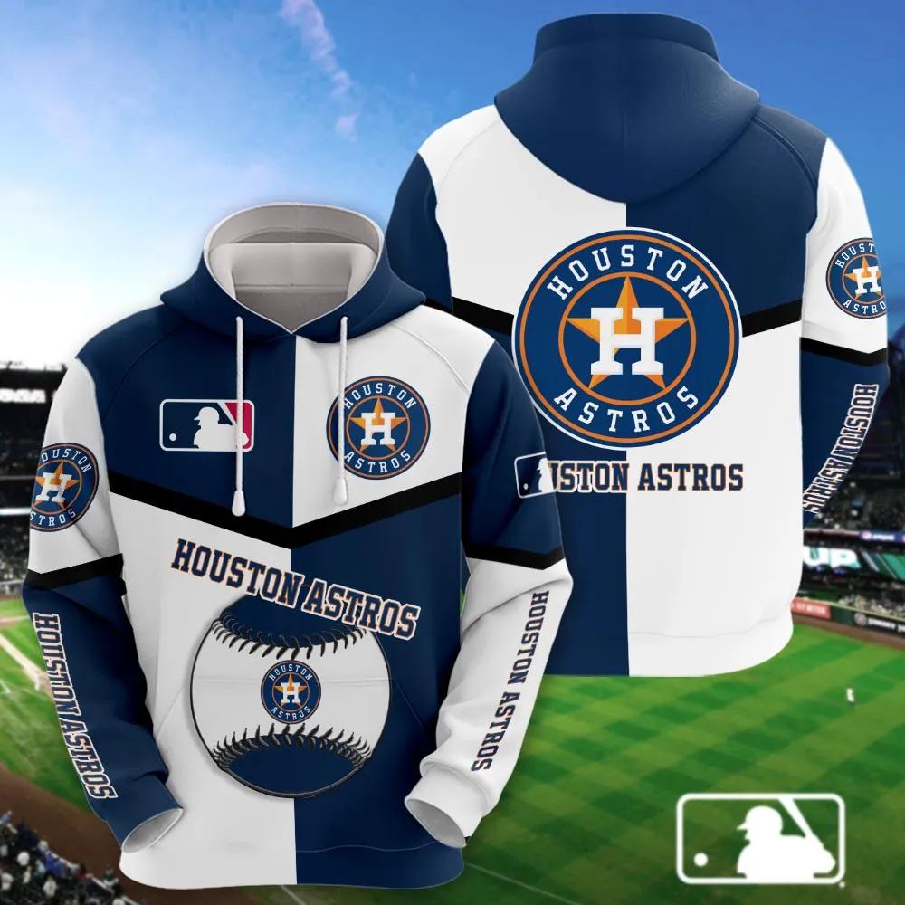 Houston Astros 3D MLB All Over Print Hoodie