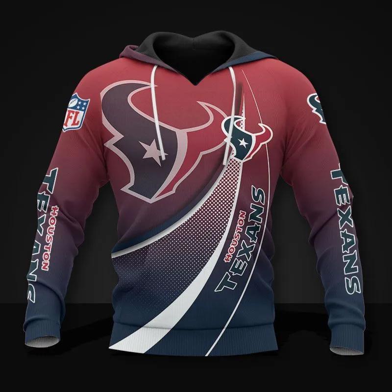 Houston Texans NFL 3D All Over Print Hoodie