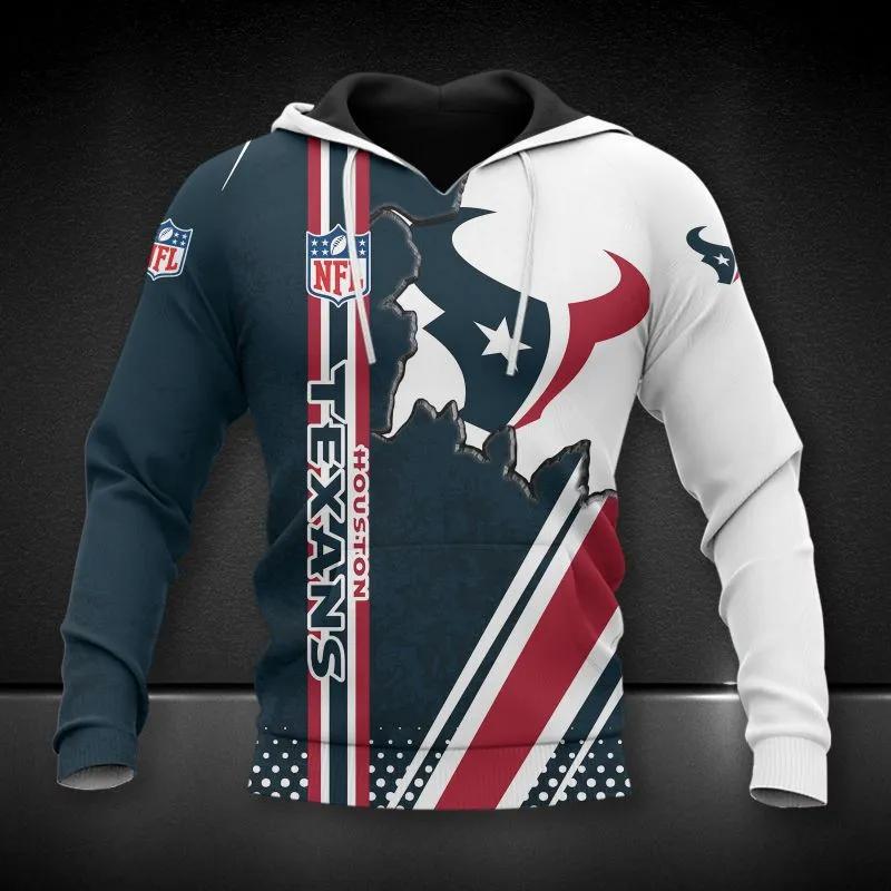 Houston Texans NFL3D All Over Print Hoodie