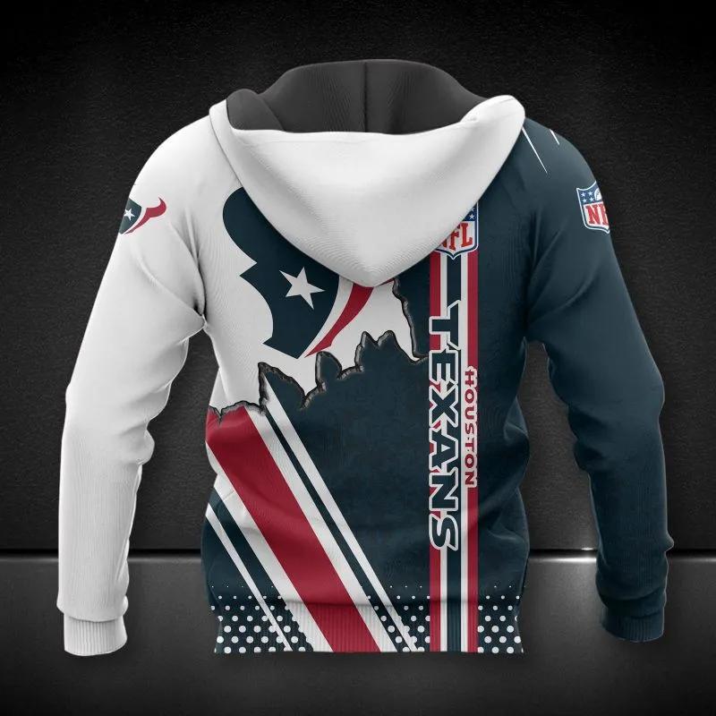 Alternative view of Houston Texans NFL3D All Over Print Hoodie