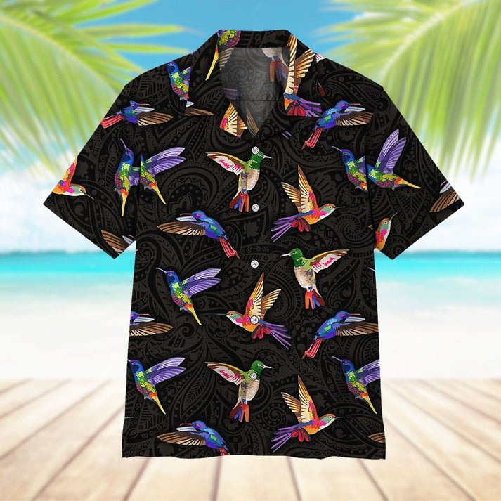 Hummingbird Hawaiian Shirt Hummingbird Aloha Shirt Gift For Bird Lovers