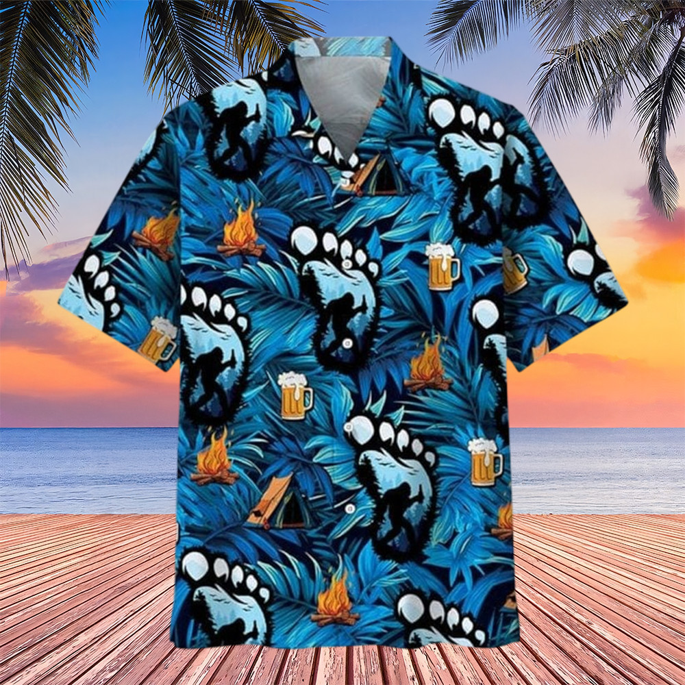 I Don’t Always Drink When I Am Camping Hawaiian Shirt Gifts For People Who Like Bigfoot