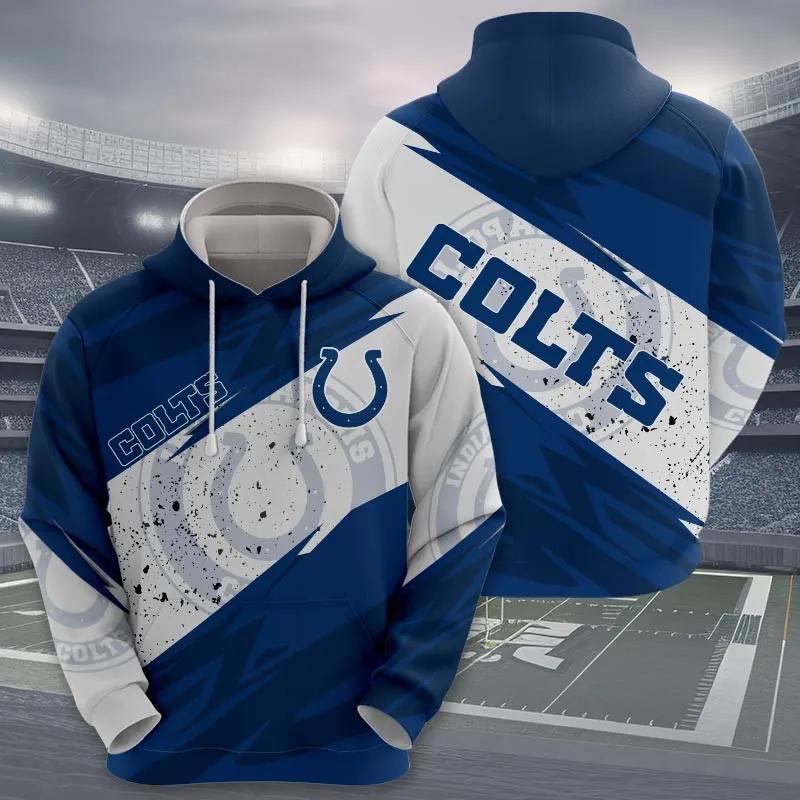 Indianapolis Colts NFL 3D All Over Print Hoodie