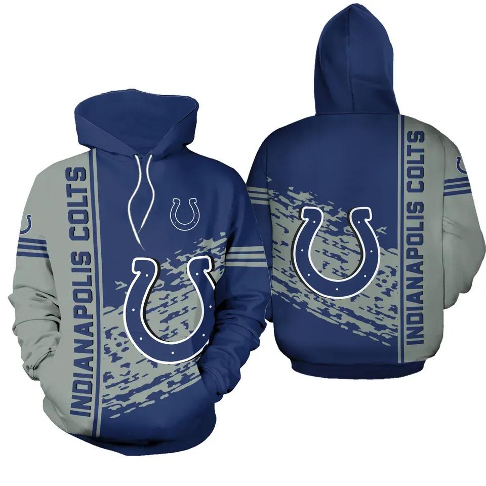 Indianapolis Colts NFL 3D All Over Print Hoodie