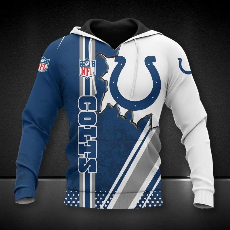 Indianapolis Colts NFL 3D All Over Print Hoodie