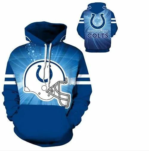 Indianapolis Colts Team NFL 3D All Over Print Hoodie