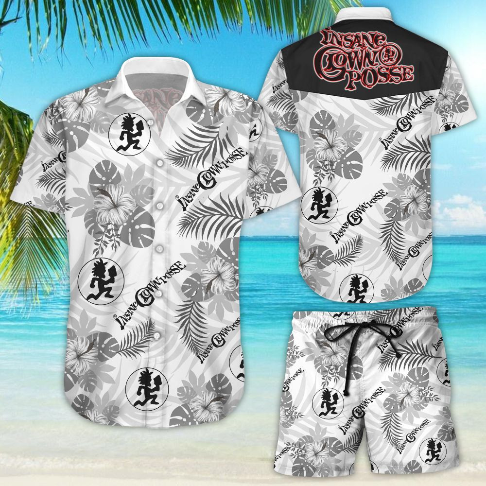 Insane Clown Posse Hawaiian Shirt Tropical Aloha Button Up