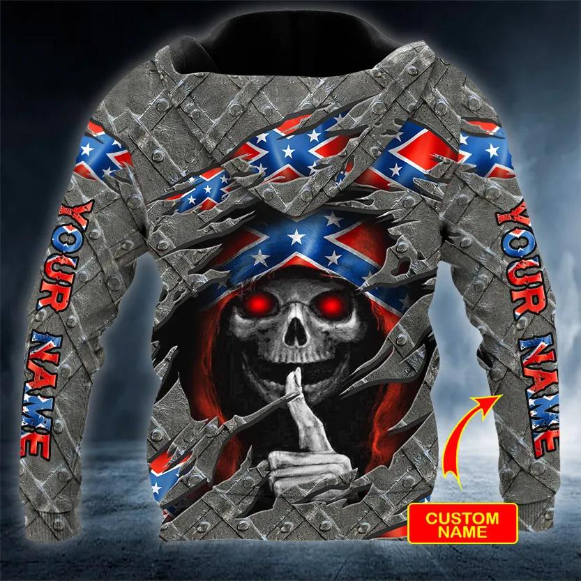 Alternative view of Inside CSA Custom Skull 3D All Over Print Hoodie