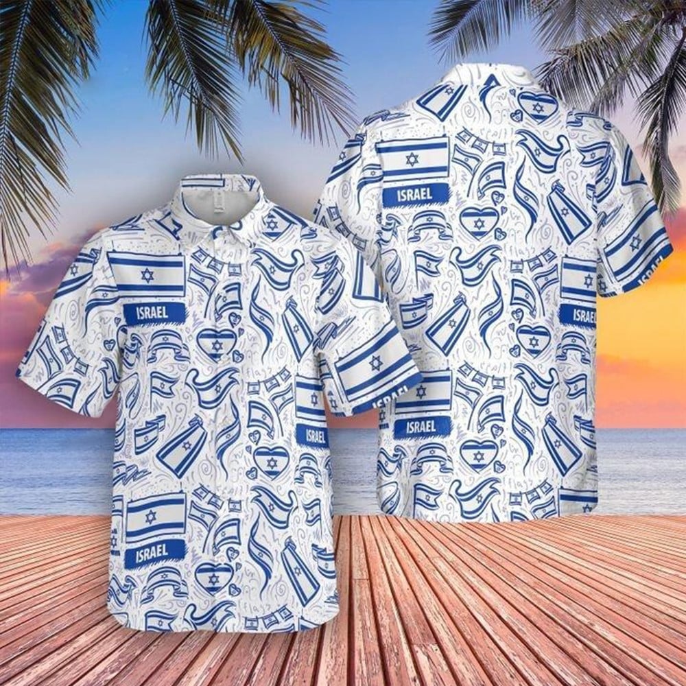Israel Hawaiian Shirt Israel Stop War Shirt I Stand With Israel Clothing Israeli Merchandise