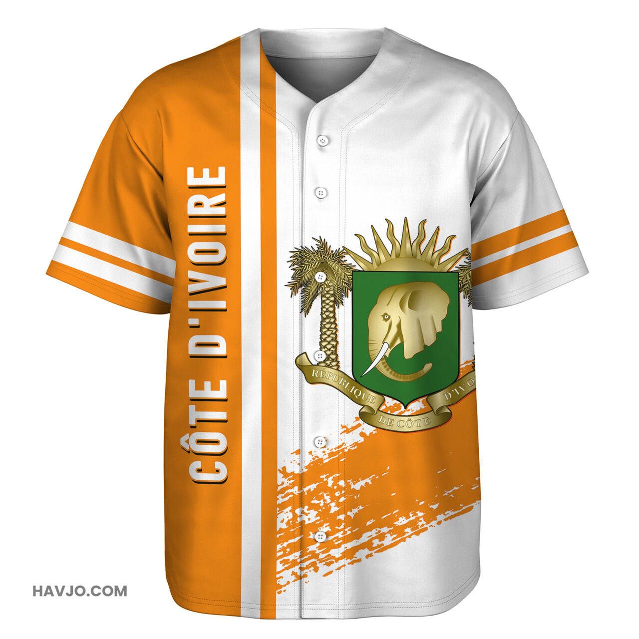 Ivory Coast Quater Style Baseball Jersey