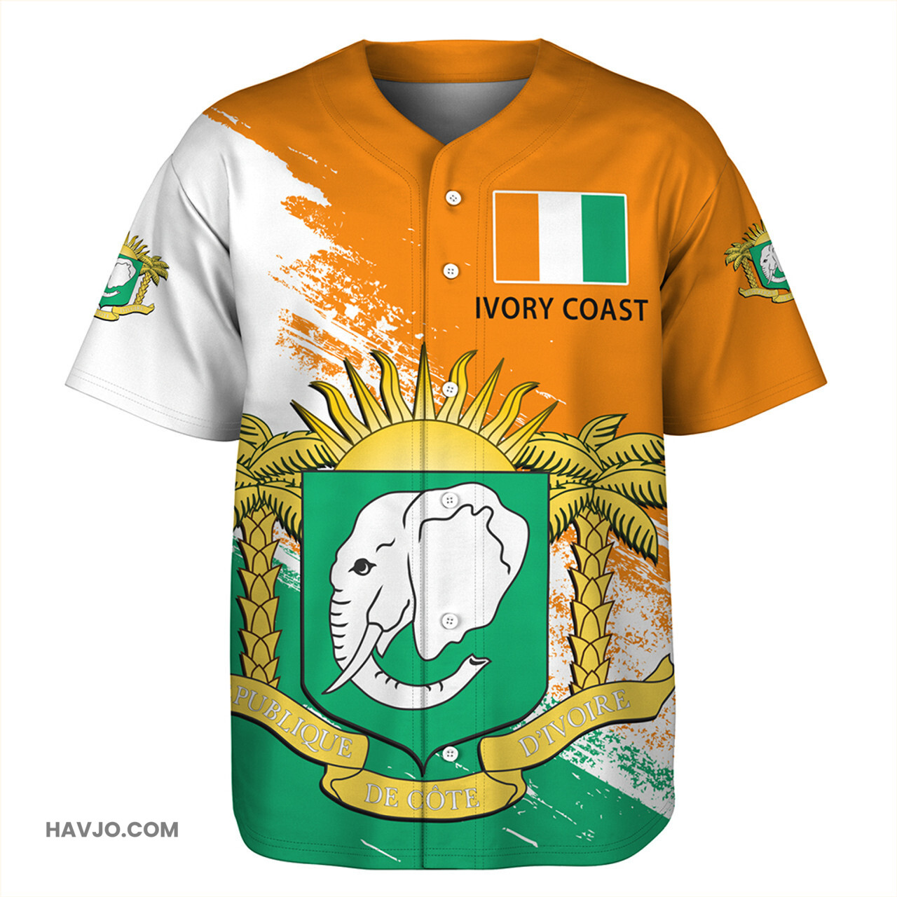 Ivory Coast Special Style Baseball Jersey