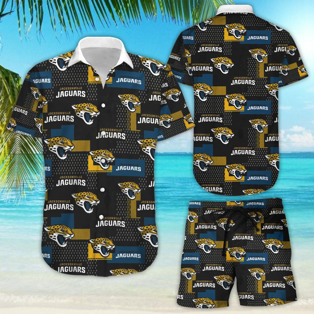 Jacksonville Jaguars Aloha Shirt Hawaiian Shirt Tropical Aloha Button Up