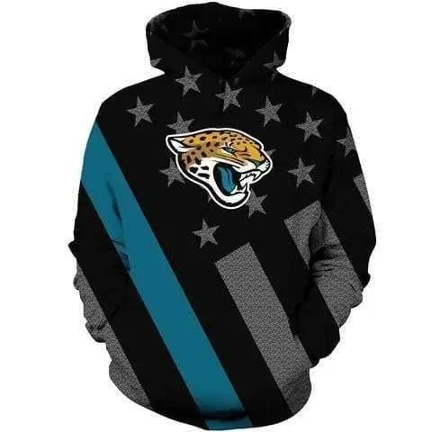 Jacksonville Jaguars Flag American NFL3D All Over Print Hoodie