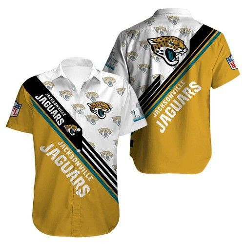 Jacksonville Jaguars Hawaiian Shirt Tropical Aloha Button Up