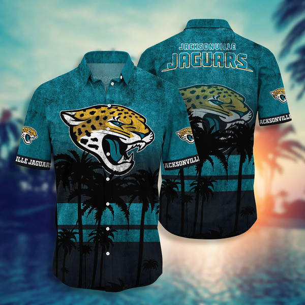 Jacksonville Jaguars Limited Hawaiian Shirt Tropical Aloha Button Up
