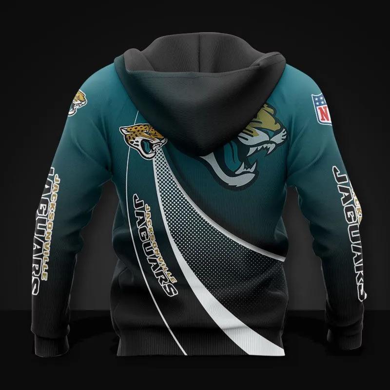 Alternative view of Jacksonville Jaguars NFL 3D All Over Print Hoodie