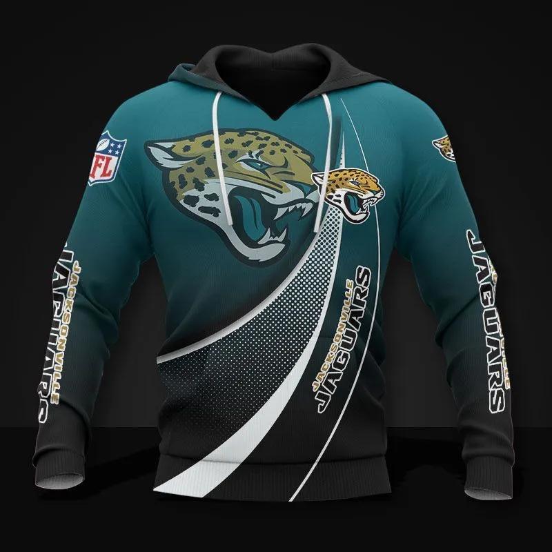 Jacksonville Jaguars NFL 3D All Over Print Hoodie