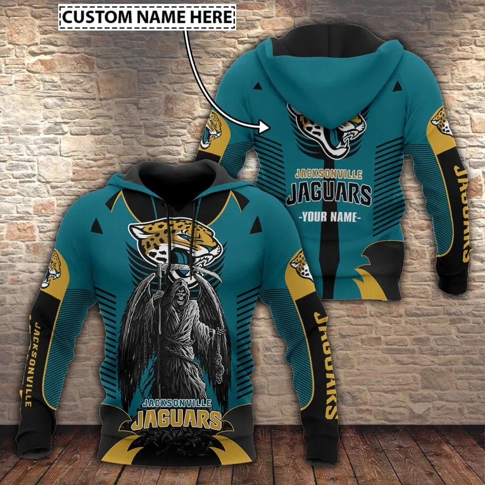 Jacksonville Jaguars PersonalizedNFL 3D All Over Print Hoodie
