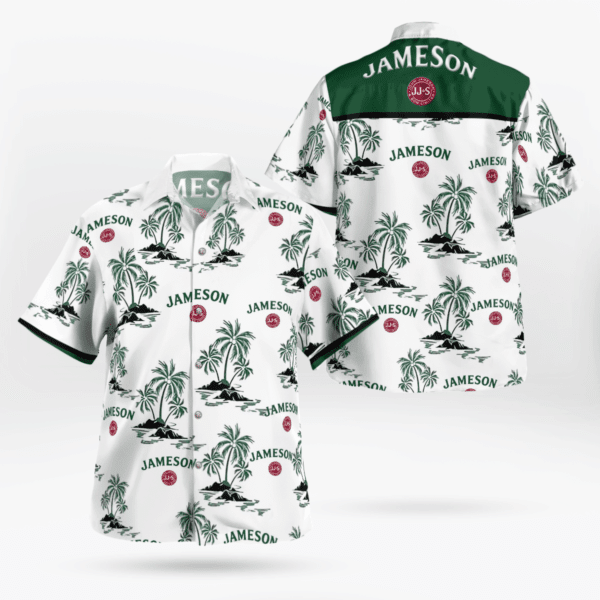 Jameson Hawaiian Shirt Tropical Aloha Button Up