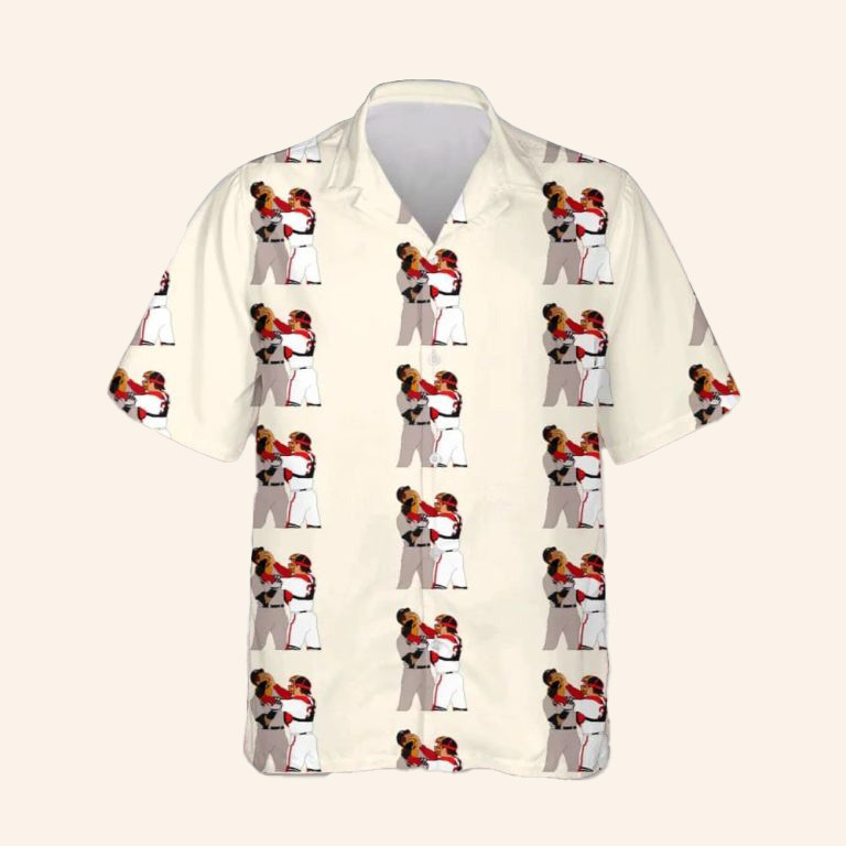 Jason Varitek Alex Rodriguez Brawl Hawaiian Shirt Funny Meme Aloha Shirt Fan Merch