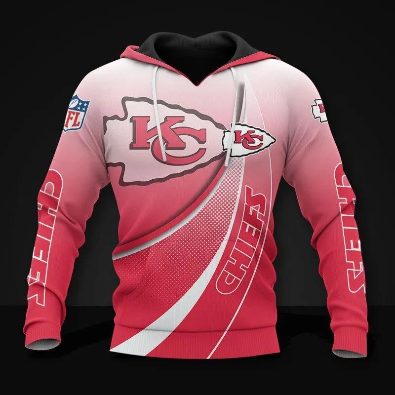 Kansas City Chiefs NFL 3D All Over Print Hoodie