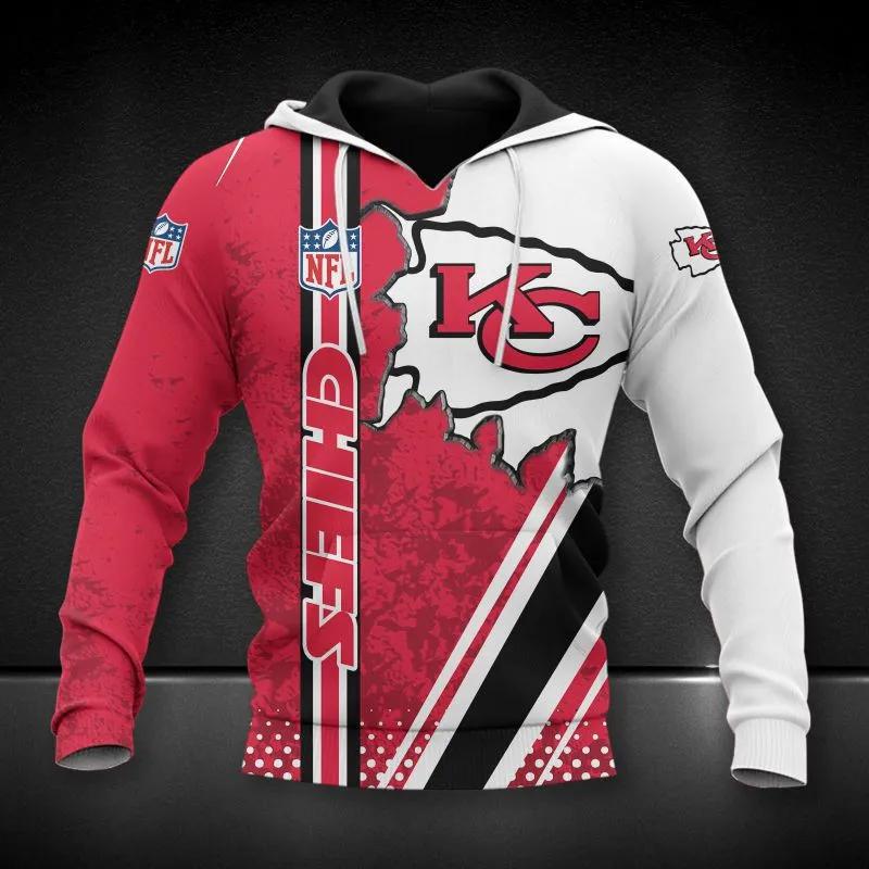 Kansas City Chiefs NFL3D All Over Print Hoodie