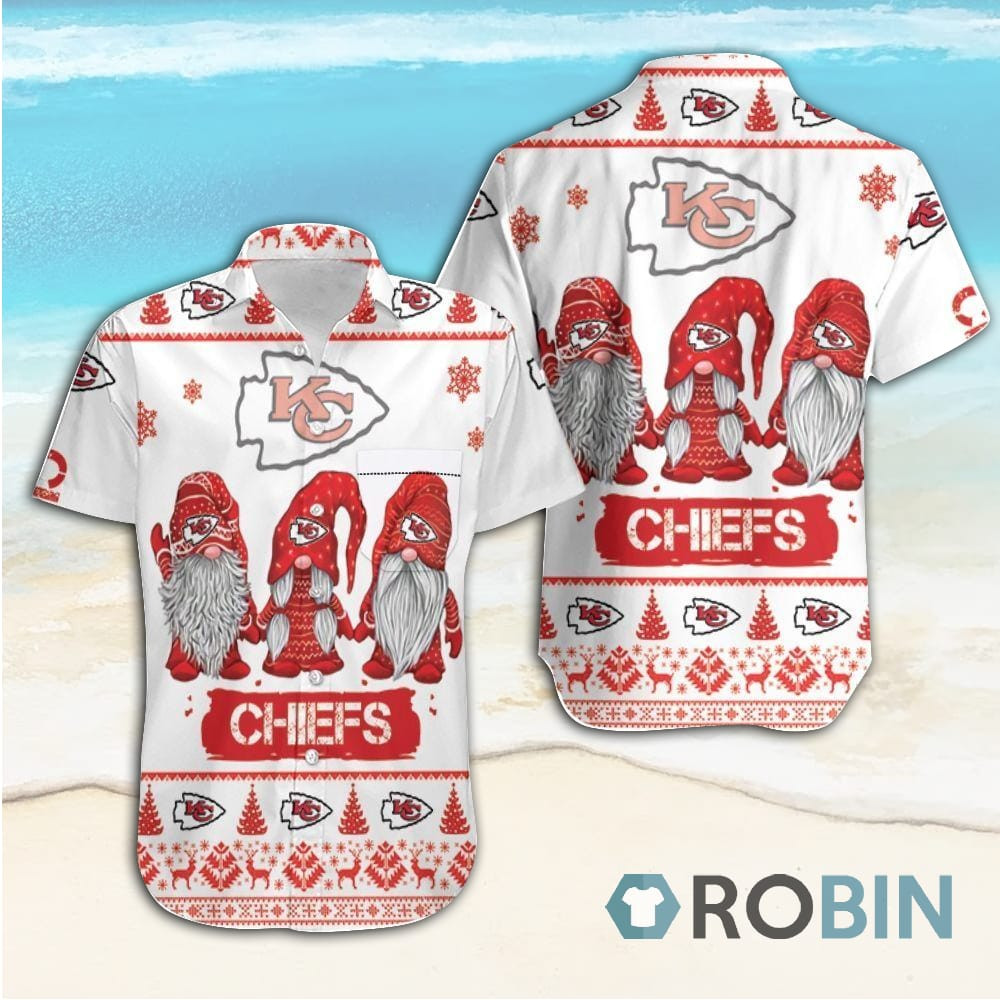 Kansas City Chiefs Summer Hawaiian Shirt Tropical Aloha Button Up