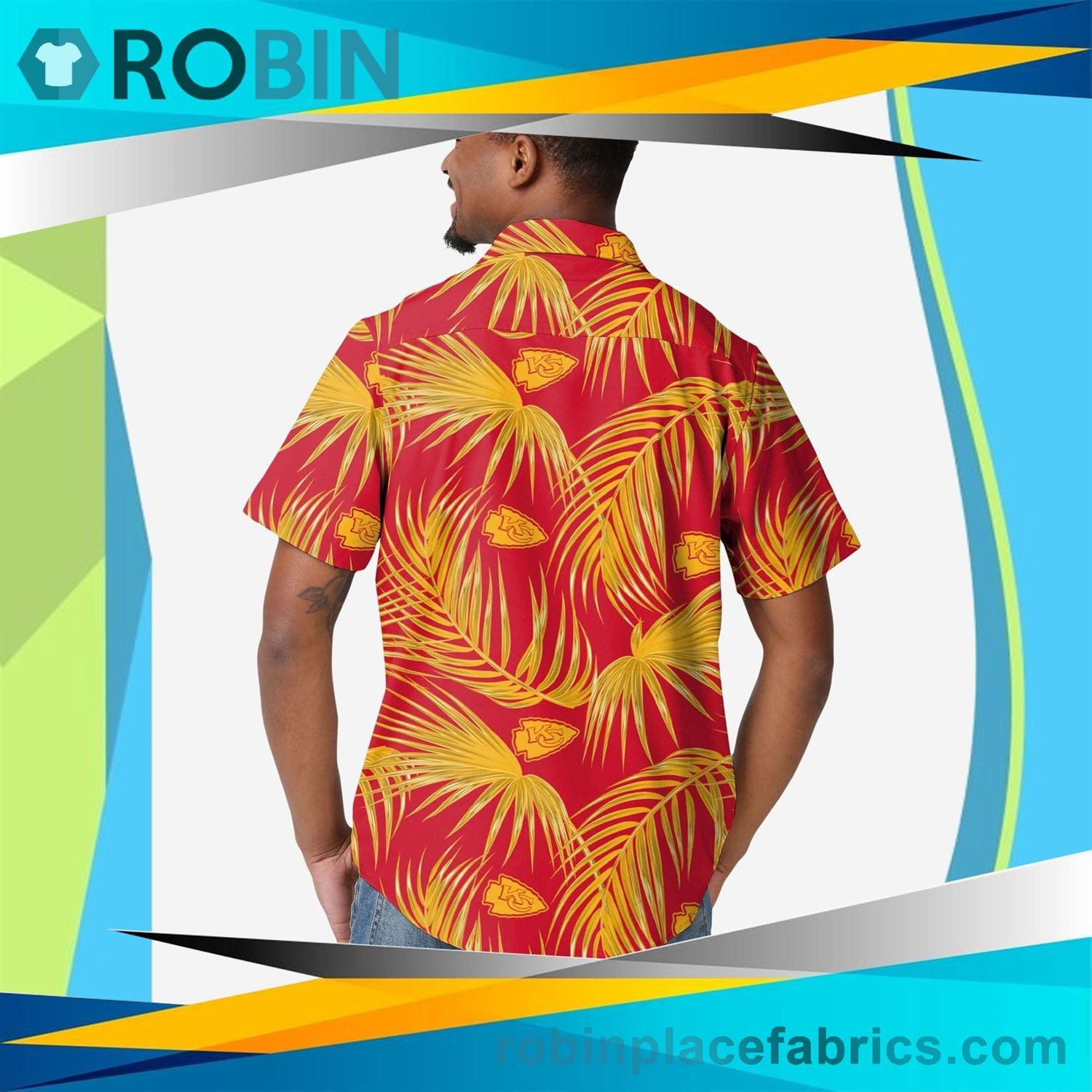Kansas City Chiefs Up Hawaiian Shirt Tropical Aloha Button Up